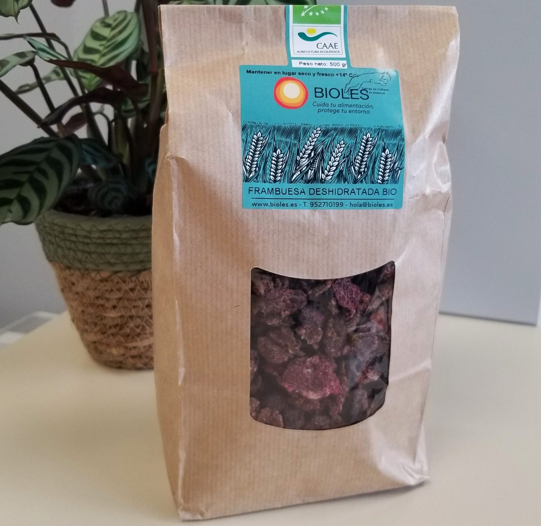 framboises déshydratées bio