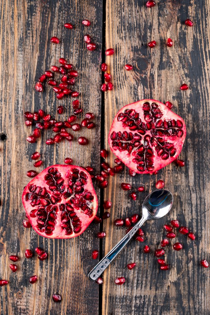 grenade coupée en deux
